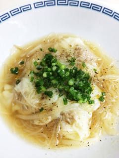 今日ランチ; 簡単ワンタンスープ-レシピのメイン写真