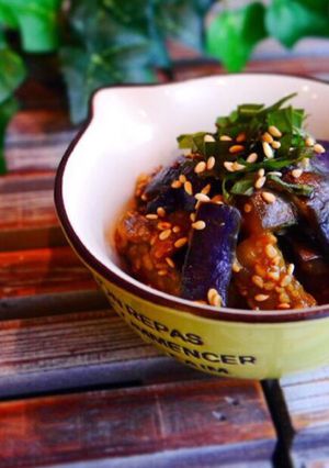 常備菜*茄子の大葉入り胡麻味噌炒め-レシピのメイン写真