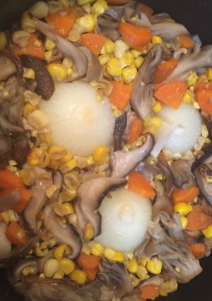 現役自衛官の国家秘密きのこ飯玉ねぎ爆弾-レシピのメイン写真
