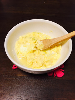 離乳食中期。3分で鶏ひき肉の親子丼-レシピのメイン写真