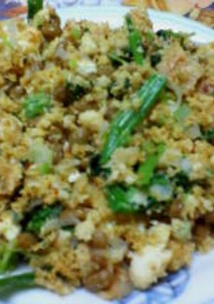 ＊豆腐いっぱい！ねばねばキムチ炒め＊-レシピのメイン写真