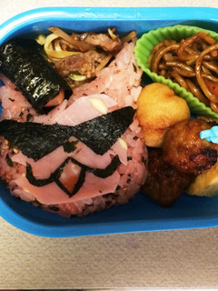 妖怪ウォッチ!悪ニャンのキャラ弁♡-レシピのメイン写真