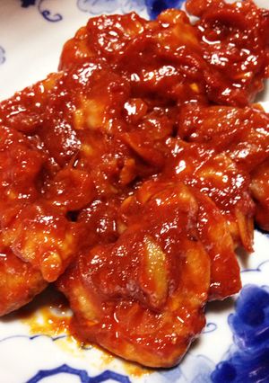 ちょ〜簡単！豚肉最高☆ポークケチャップ-レシピのメイン写真
