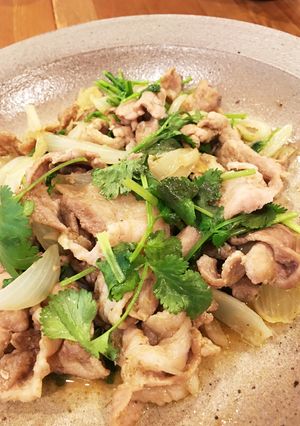 簡単！豚肉のグリーンカレーペースト炒め-レシピのメイン写真