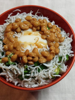 納豆しらす丼-レシピのメイン写真
