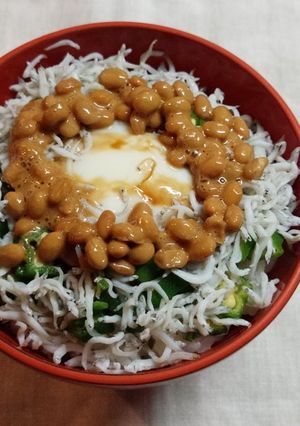 納豆しらす丼-レシピのメイン写真