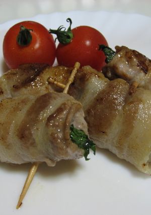 豚バラのくるくる焼き-レシピのメイン写真
