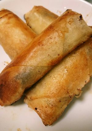 納豆チーズ春巻き♪-レシピのメイン写真