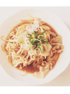 【簡単】豚肉もやしのポン酢炒め-レシピのメイン写真