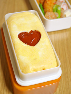 お弁当用オムライス❤ケチャップを綺麗に✿-レシピのメイン写真