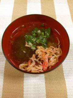 とろろ昆布と桜海老のお吸い物-レシピのメイン写真