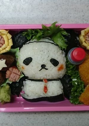 おじパンキャラ弁当-レシピのメイン写真