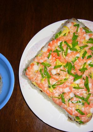 超簡単！市販の具でケーキちらし寿司-レシピのメイン写真