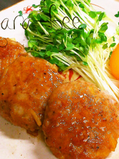 簡単♡じゃが豚チーズで照り焼きつくね-レシピのメイン写真