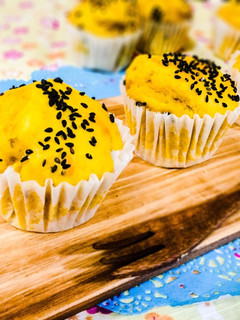 【バターなし】お豆腐かぼちゃマフィン-レシピのメイン写真