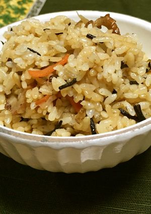 常備菜でリメイク。ひとり分の五目おこわ-レシピのメイン写真