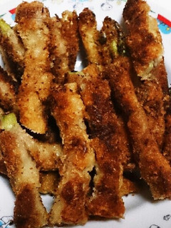 アスパラの肉巻きフライ-レシピのメイン写真