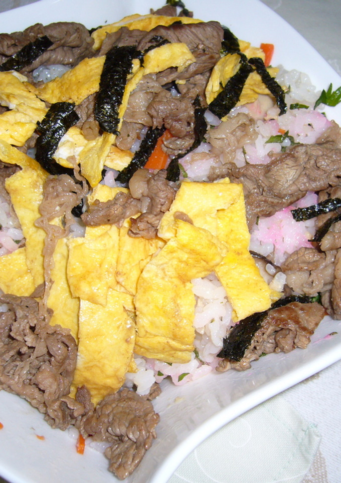 焼肉ちらし寿司-レシピのメイン写真