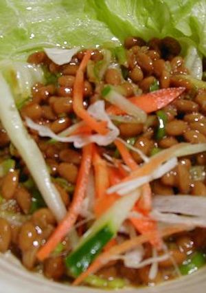 納豆とメカブの美味しいダイエットサラダ-レシピのメイン写真