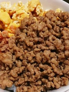 そぼろ丼-レシピのメイン写真