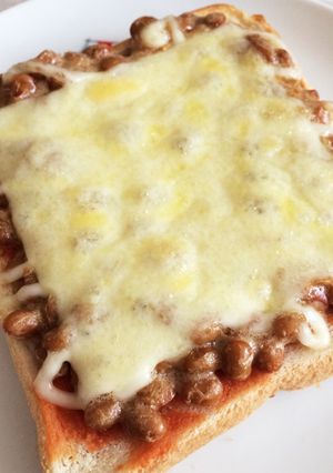 簡単!ハマる!納豆トースト★-レシピのメイン写真