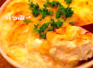 豆腐明太チーズ焼き♡コツなし超簡単♪-レシピのメイン写真