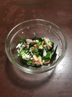 オクラとカニかまの簡単和え物-レシピのメイン写真