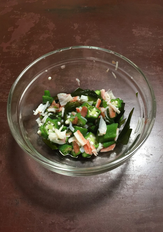オクラとカニかまの簡単和え物-レシピのメイン写真