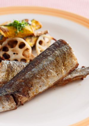 サンマのハーブグリル 秋野菜添え-レシピのメイン写真