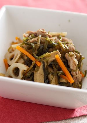 豚肉ときのこの糸昆布煮-レシピのメイン写真
