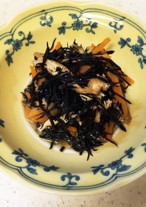 甘さ控えめ！フライパンでひじきの煮物-レシピのメイン写真