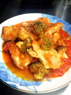手羽元とブロッコリーのトマト煮-レシピのメイン写真