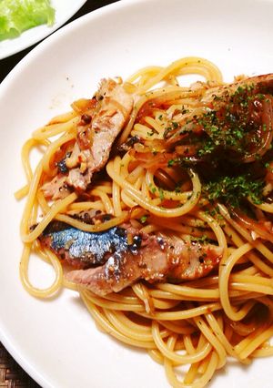 サンマのパスタ-レシピのメイン写真