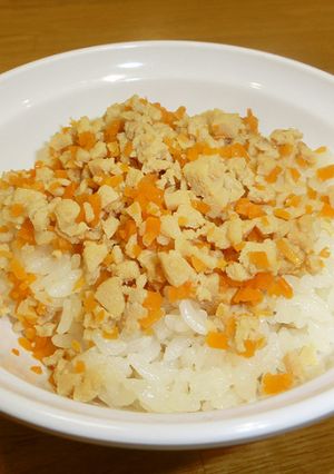 高野豆腐のそぼろごはん【保育園給食】-レシピのメイン写真
