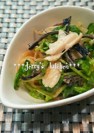 *常備菜*きくらげ＆豆苗＆春雨サラダ♡-レシピのメイン写真