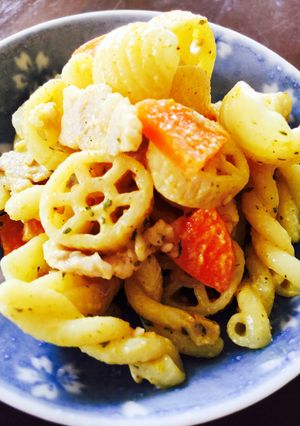 ワンポットパスタで簡単サラダ-レシピのメイン写真