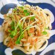 簡単激ウマ♡たらこツナ塩こんぶうどん