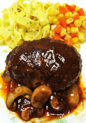 うちで人気のハンバーグ♪-レシピのメイン写真