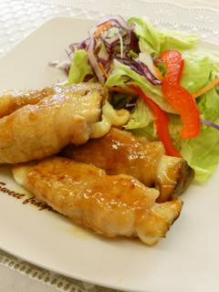 きのことチーズの肉巻きソテー-レシピのメイン写真
