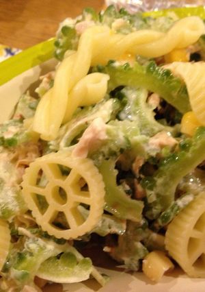 ワンポットパスタでやみつき！ゴーヤサラダ-レシピのメイン写真