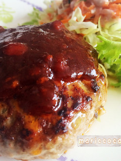 ふっくらハンバーグ♡マヨネーズ味噌隠し味-レシピのメイン写真