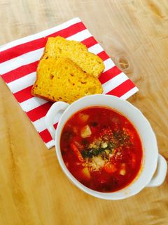 野菜たっぷりミネストローネ-レシピのメイン写真