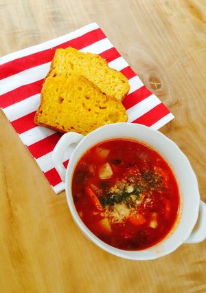 野菜たっぷりミネストローネ-レシピのメイン写真
