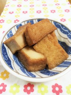 厚揚げの甘辛煮-レシピのメイン写真