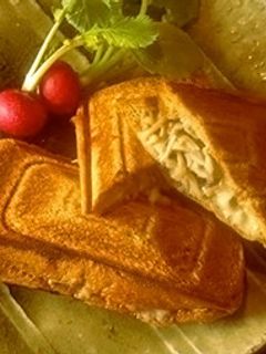 味噌きのこおやき風ホットサンド 糖質制限-レシピのメイン写真