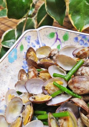 あさりの酒蒸しガーリック風味-レシピのメイン写真