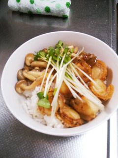 ベビーホタテのバター醤油丼-レシピのメイン写真