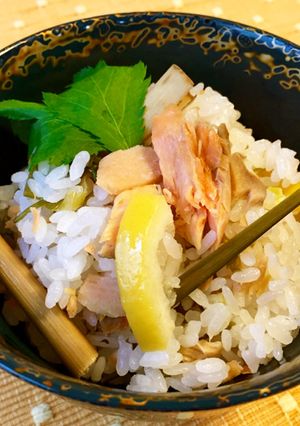 即完売♡レモングラスと秋鮭の炊き込み御飯-レシピのメイン写真