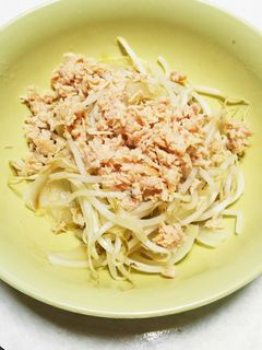 もやし玉ねぎツナめんつゆサラダ-レシピのメイン写真