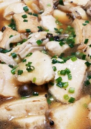 鶏肉と厚揚げのオイスター煮-レシピのメイン写真